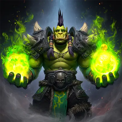WoW MoP Warlock Green Fire Boosting