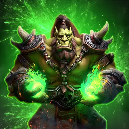 WoW MoP Warlock Green Fire Boost
